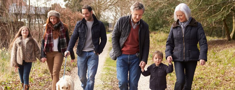 Family with several generations